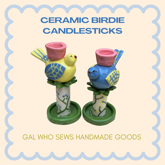 Birdie Candlesticks