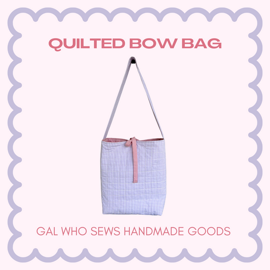 Quilted Bow Bag