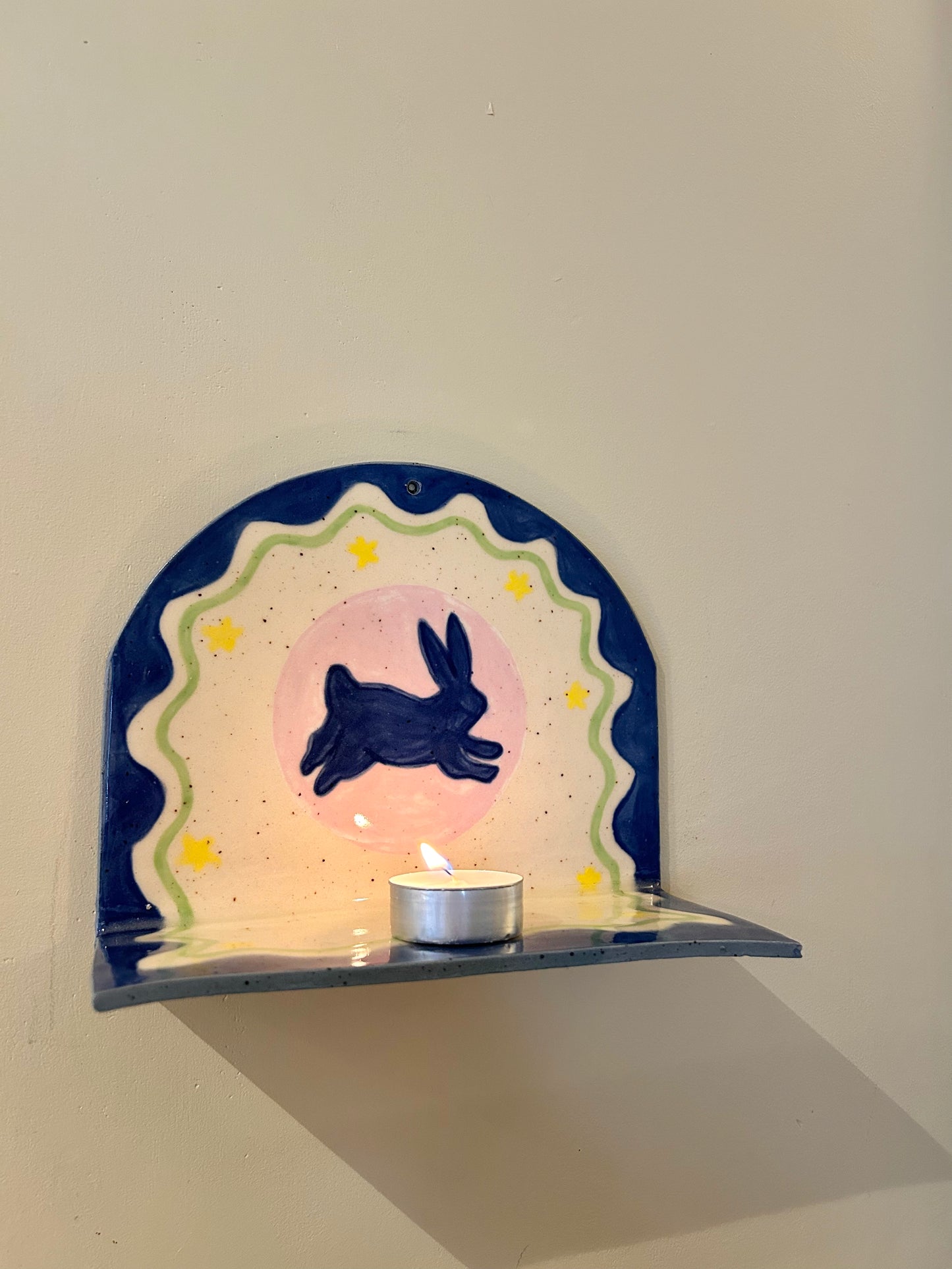 Ceramic Mini Wall Shelf