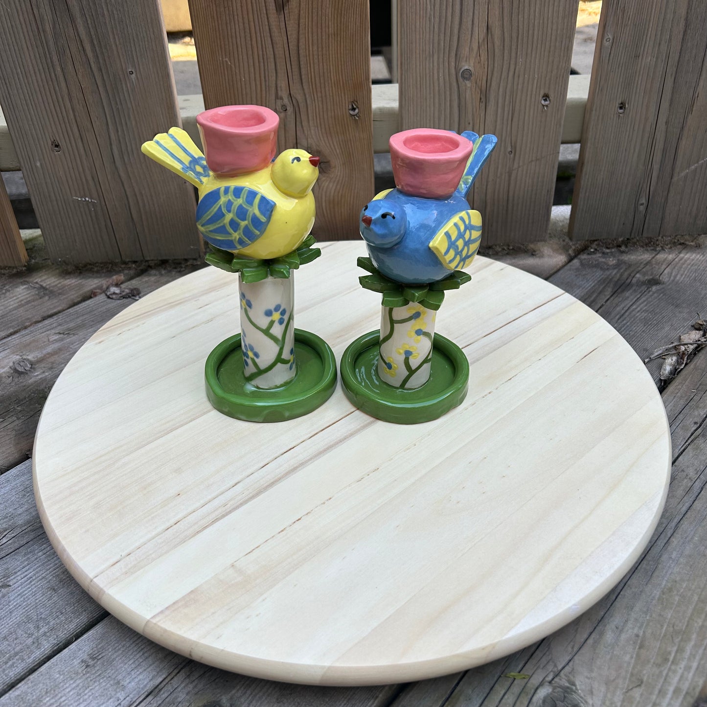 Birdie Candlesticks